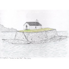 St Cwyfans Church  sketch
